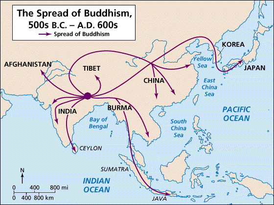 The Spread of Buddhism